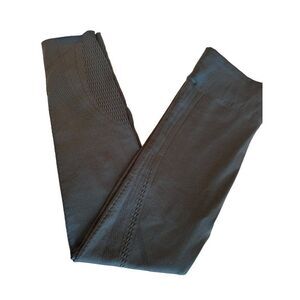 Fabletics Perforated High Waisted Leggings.. Seamless🩶 Charcoal Gray Size M